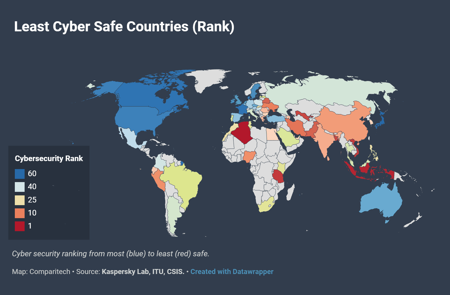 Top 10 Countries With Best Cyber Security
