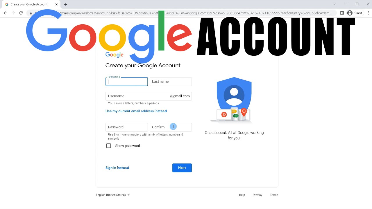 How To Make A Google Account